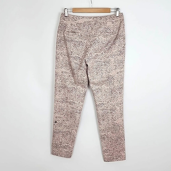 Lululemon Jet Slim Crop Pant Luon Dottie Dash Grain Black  Cream Pockets Size 8 - Picture 6 of 16